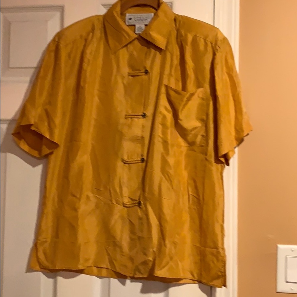 80’s vtg Sophisticates Jonathan Martin silk shirt